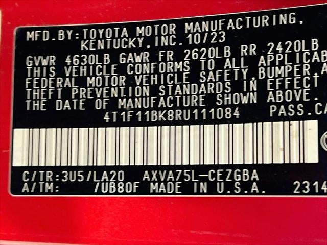 2024 Toyota Camry XLE