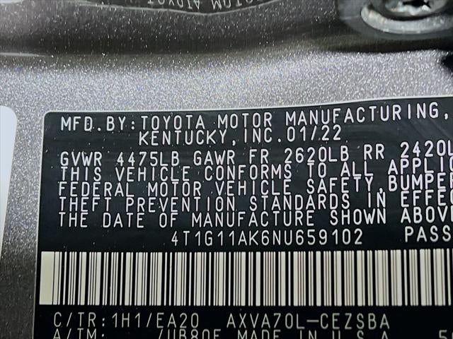 2022 Toyota Camry SE