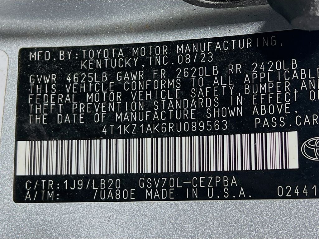 2024 Toyota Camry XSE V6