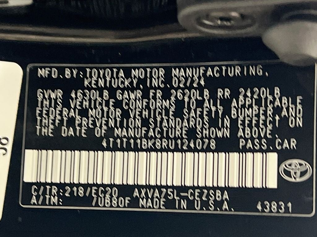 2024 Toyota Camry SE Nightshade