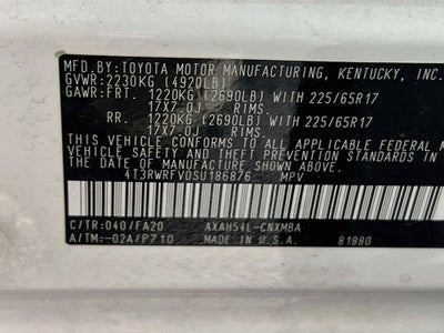 2025 Toyota RAV4 Hybrid XLE