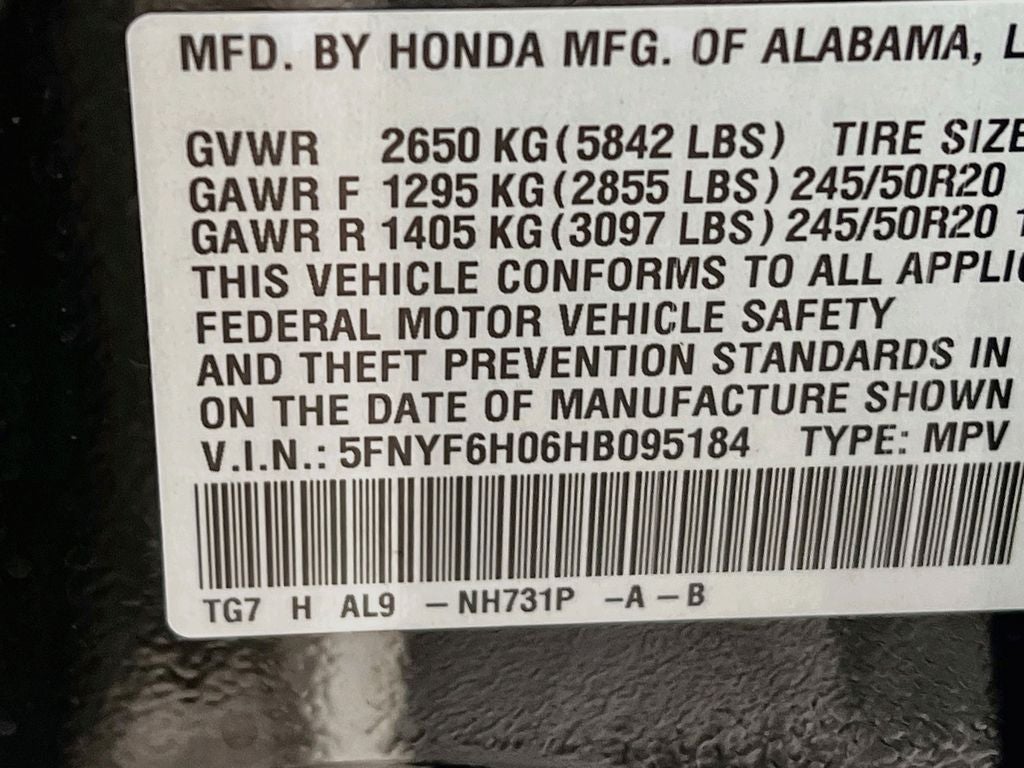 2017 Honda Pilot Elite