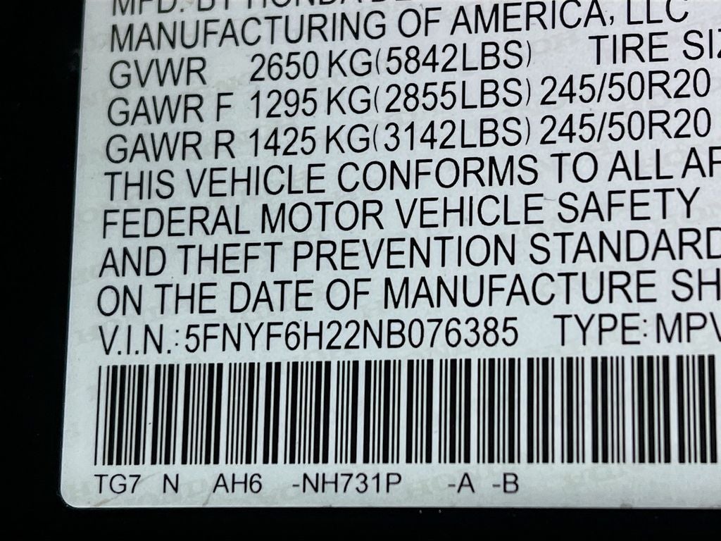 2022 Honda Pilot Special Edition