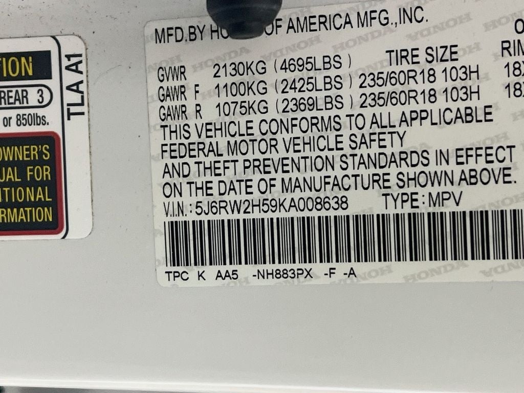 2019 Honda CR-V EX