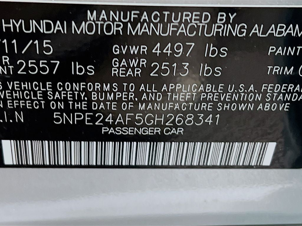 2016 Hyundai Sonata SE