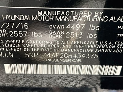 2016 Hyundai Sonata Sport