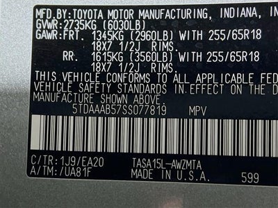 2025 Toyota Grand Highlander XLE