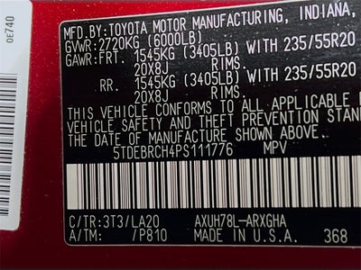 2023 Toyota Highlander Hybrid Platinum