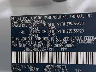 2025 Toyota Highlander XSE