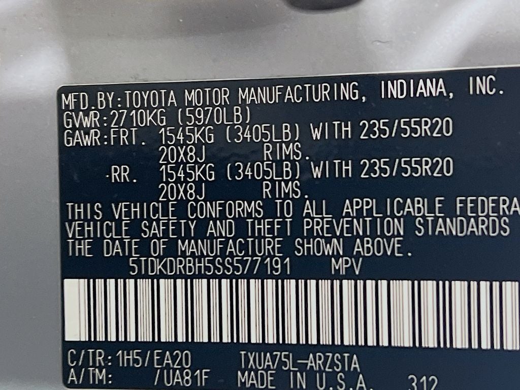 2025 Toyota Highlander XSE