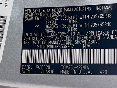 2024 Toyota Highlander LE