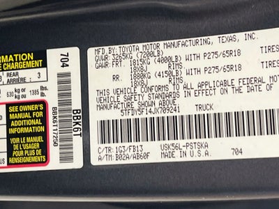 2018 Toyota Tundra SR5 CrewMax