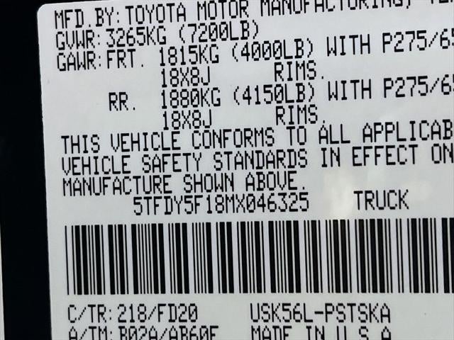 2021 Toyota Tundra SR5