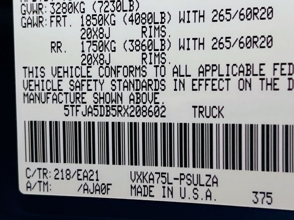 2024 Toyota Tundra Limited