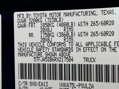 2024 Toyota Tundra Limited