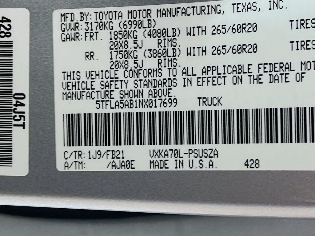 2022 Toyota Tundra SR5