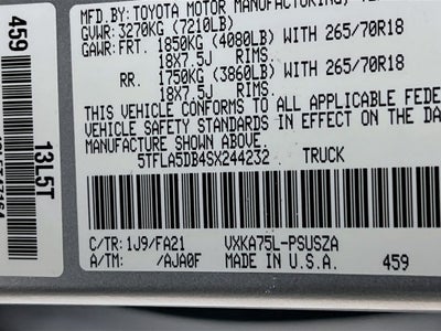 2025 Toyota Tundra SR5