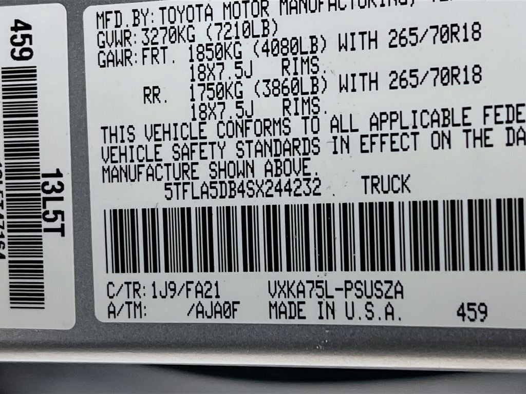 2025 Toyota Tundra SR5