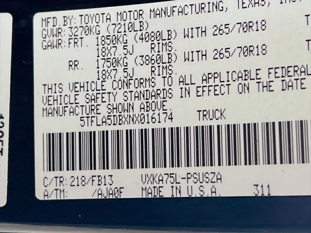 2022 Toyota Tundra SR5