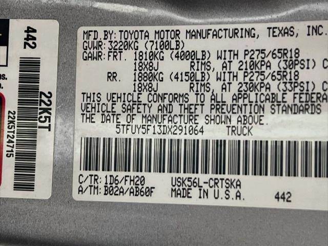 2013 Toyota Tundra Grade