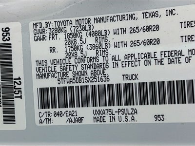 2025 Toyota Tundra Limited