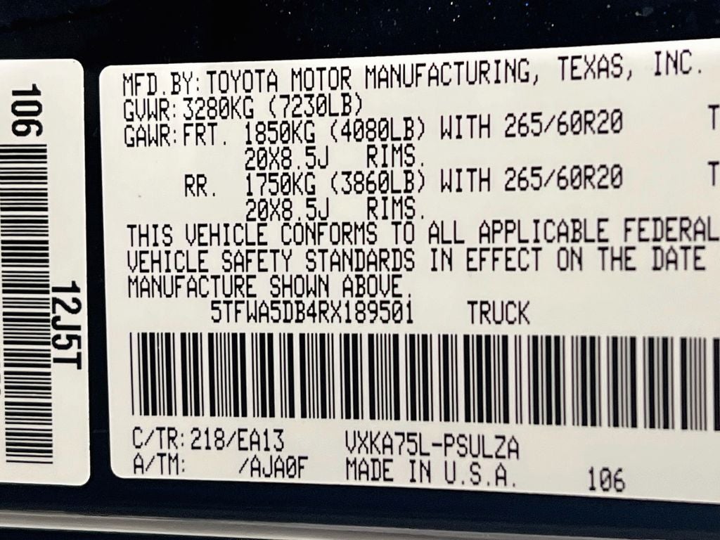 2024 Toyota Tundra Limited