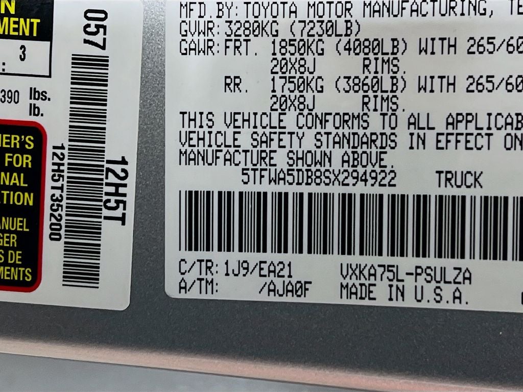 2025 Toyota Tundra Limited