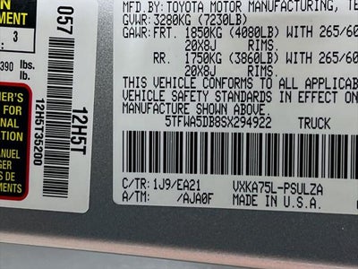 2025 Toyota Tundra Limited