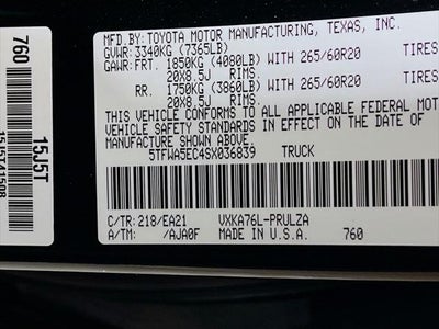 2025 Toyota Tundra Limited