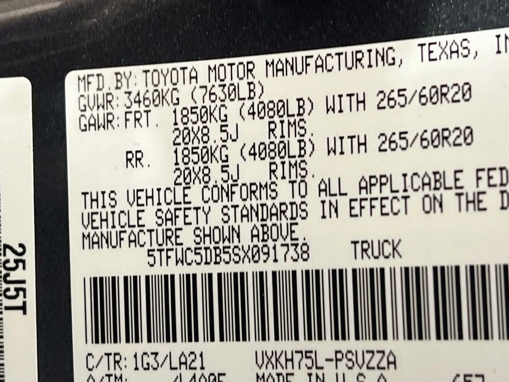 2025 Toyota Tundra Hybrid Platinum