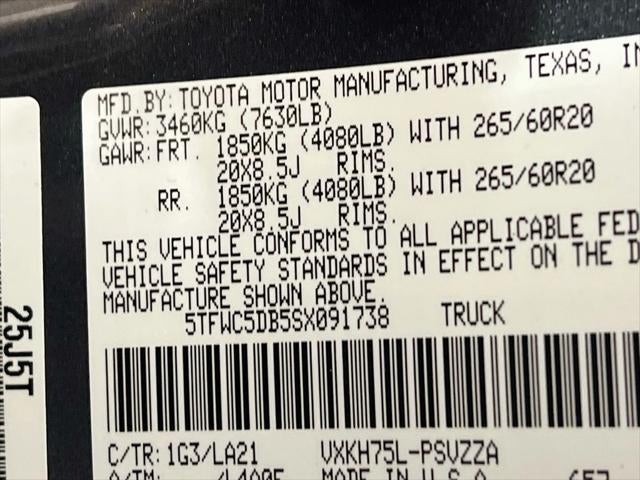 2025 Toyota Tundra Hybrid Platinum