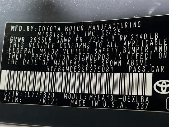 2025 Toyota Corolla LE