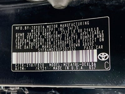 2025 Toyota Corolla LE