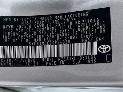 2025 Toyota Corolla LE