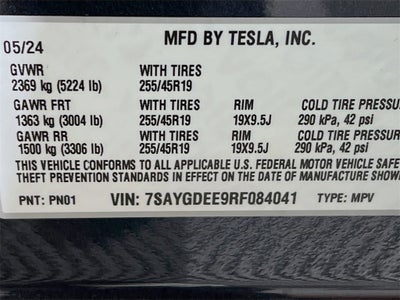 2024 Tesla Model Y Long Range