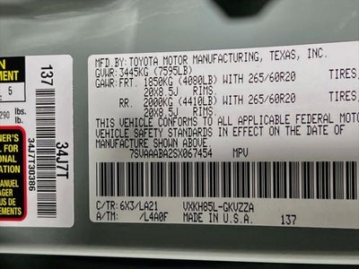 2025 Toyota Sequoia Platinum