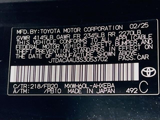 2025 Toyota Prius LE