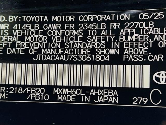 2025 Toyota Prius LE