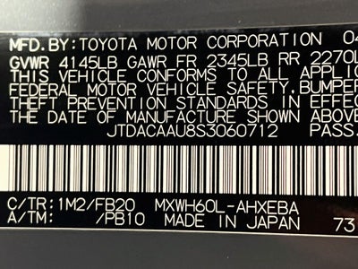 2025 Toyota Prius LE