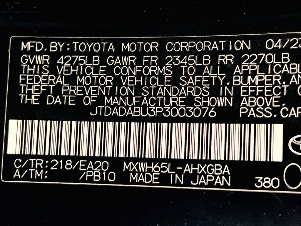 2023 Toyota Prius XLE
