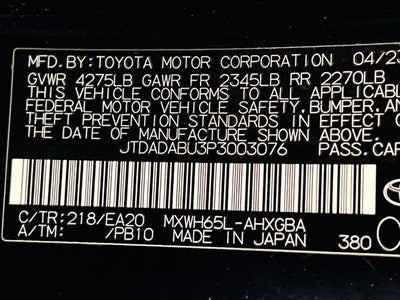 2023 Toyota Prius XLE