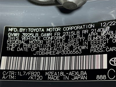 2023 Toyota Corolla LE