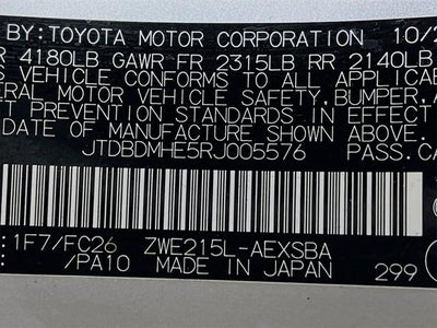 2024 Toyota Corolla Hybrid SE