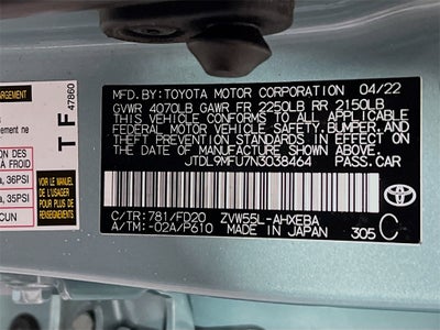 2022 Toyota Prius LE AWD-e