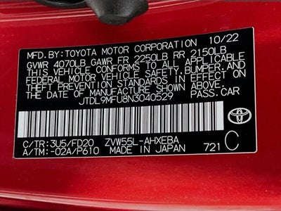 2022 Toyota Prius LE AWD-e