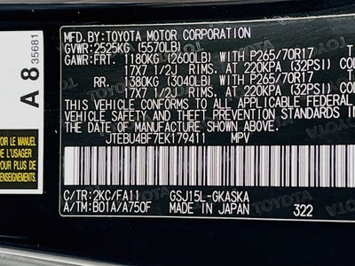 2014 Toyota FJ Cruiser Base