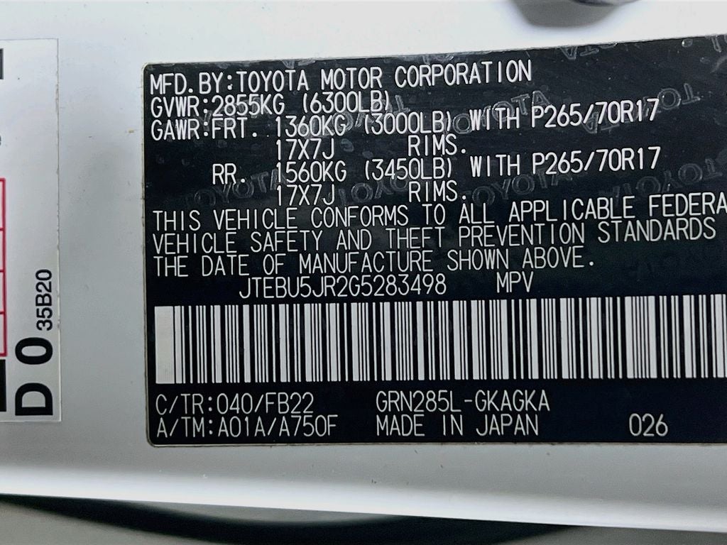 2016 Toyota 4Runner SR5