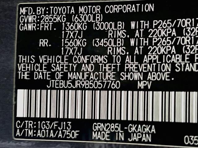 2011 Toyota 4Runner SR5
