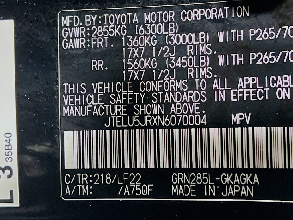 2022 Toyota 4Runner TRD Pro