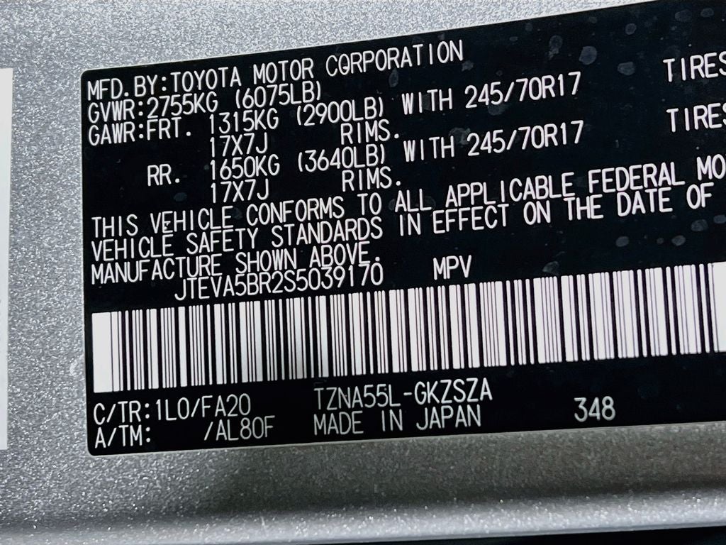 2025 Toyota 4Runner SR5